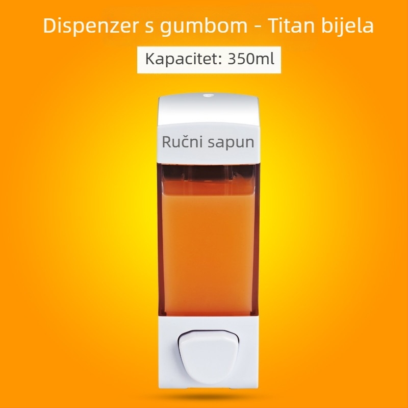 Dvostruki dozator tekućina s ručnim pritiskanjem | ABS materijal, moderni minimalistički dizajn, Brand Yihui