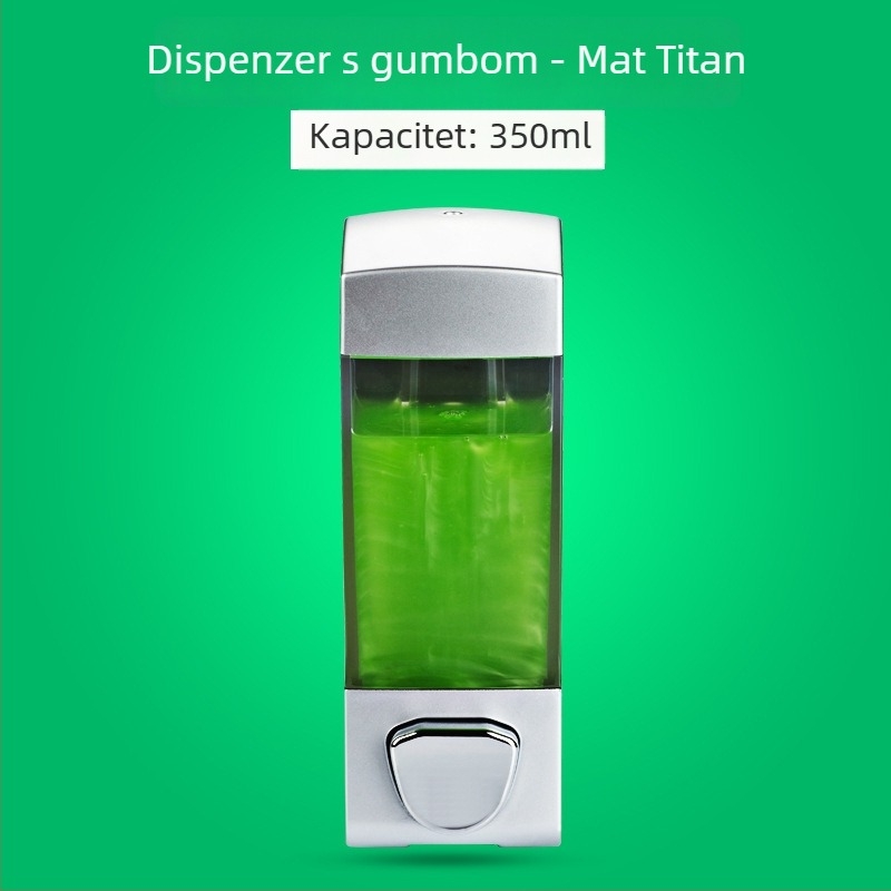 Dvostruki dozator tekućina s ručnim pritiskanjem | ABS materijal, moderni minimalistički dizajn, Brand Yihui