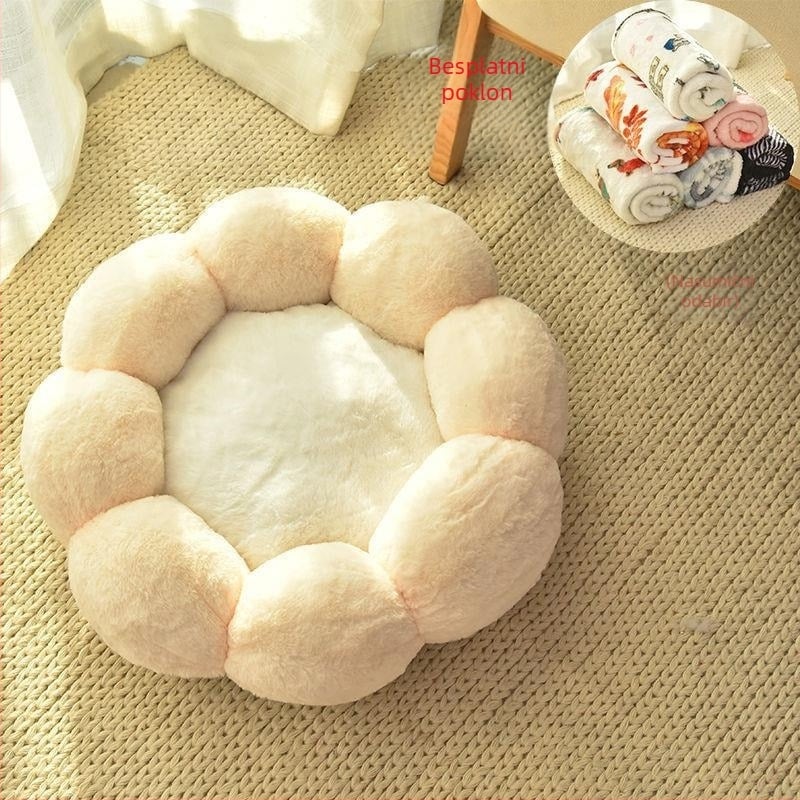 Mačje gnijezdo od platna – toplina za sve četiri sezone, debeli karikaturalni ležaj. Materijal: Tekstil; Namijenjeno: Mačka; Kategorija: Gnijezdo za kućne ljubimce