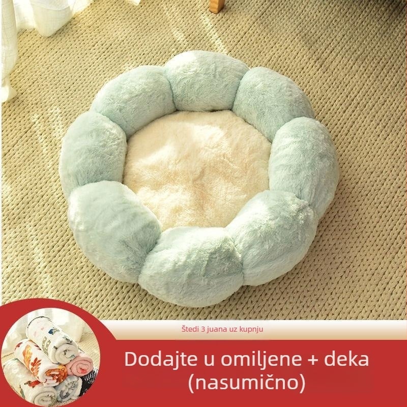 Mačje gnijezdo od platna – toplina za sve četiri sezone, debeli karikaturalni ležaj. Materijal: Tekstil; Namijenjeno: Mačka; Kategorija: Gnijezdo za kućne ljubimce