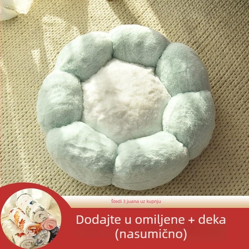 Mačje gnijezdo od platna – toplina za sve četiri sezone, debeli karikaturalni ležaj. Materijal: Tekstil; Namijenjeno: Mačka; Kategorija: Gnijezdo za kućne ljubimce