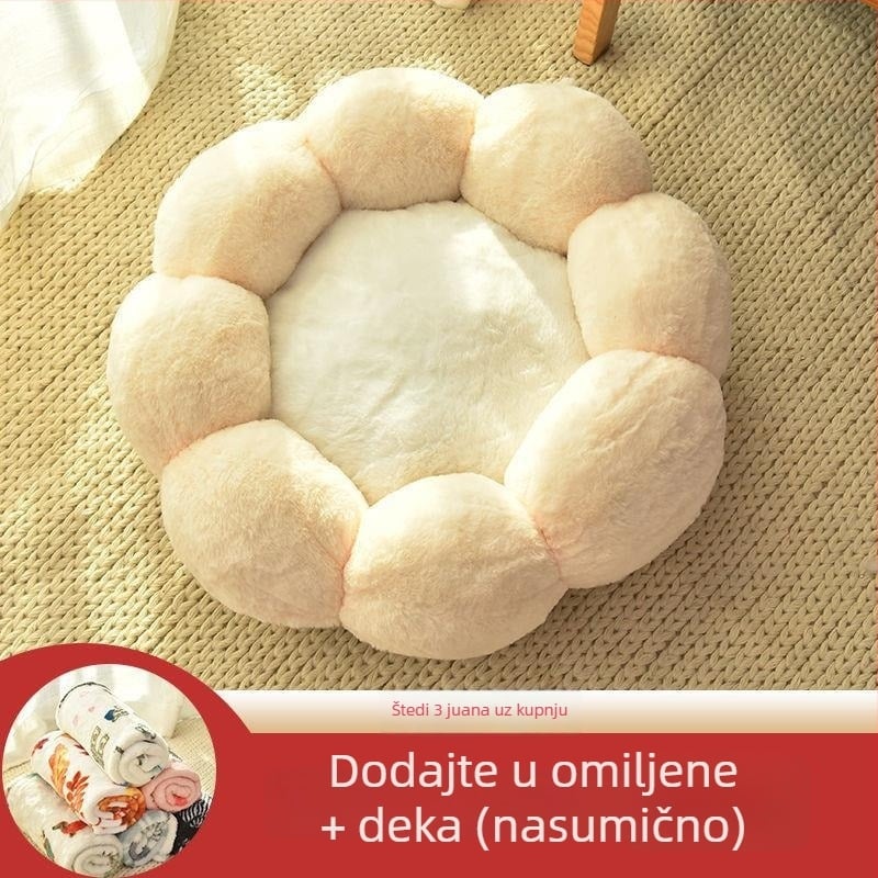 Mačje gnijezdo od platna – toplina za sve četiri sezone, debeli karikaturalni ležaj. Materijal: Tekstil; Namijenjeno: Mačka; Kategorija: Gnijezdo za kućne ljubimce