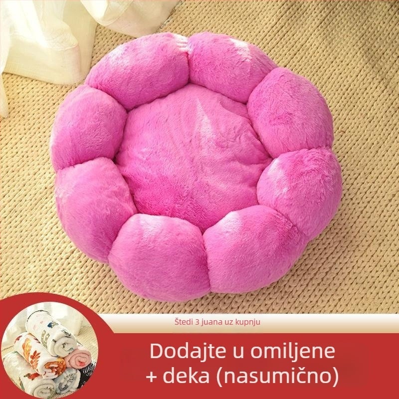 Mačje gnijezdo od platna – toplina za sve četiri sezone, debeli karikaturalni ležaj. Materijal: Tekstil; Namijenjeno: Mačka; Kategorija: Gnijezdo za kućne ljubimce