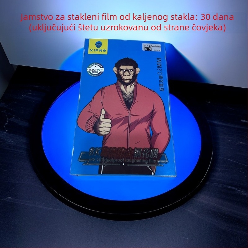 Kaljeno staklo prednji zaštitnik zaslona za iPhone 14 Pro Max – HD jasnoća, anti otisci prstiju