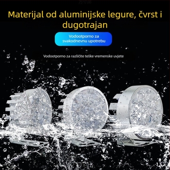 Žarulja glavnog svjetla za motocikle za električna vozila i tricikle, refit spot svjetlo, 1W, vanjski nosač, zamjena žarulje