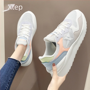 Ženske tenisice za trčanje, prozračan mrežasti gornji dio, niski profil, vezanje, anti miris, ljeto