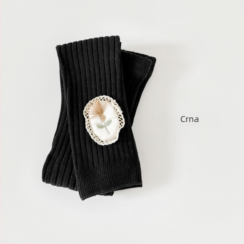 Dječje legice za djevojčice – visoki pojas, duljina 9/10, češani pamuk 77%, za dob 1–3 godine, proljeće i jesen