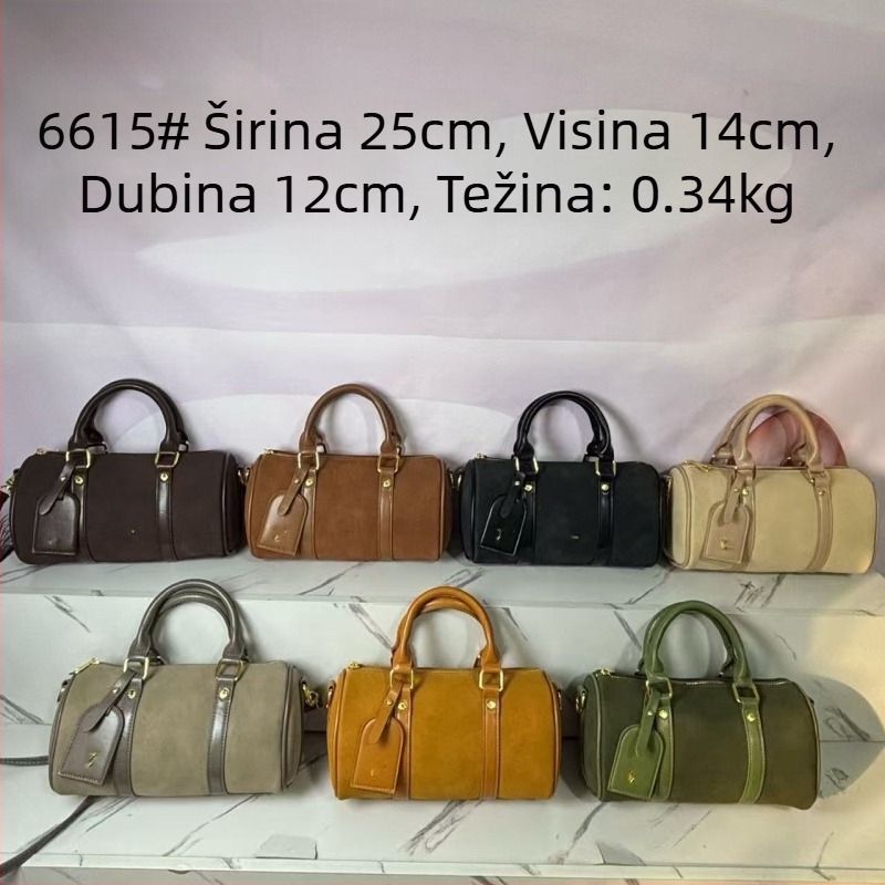 Muška nubuk crossbody torba, ultralagana, podstava od poliestera i pamuka, svakodnevna upotreba, zimsko izdanje 2025