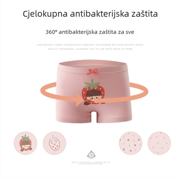 Pamučne bokserice za djevojčice, Klasa A, 95% pamuk, Warm buds