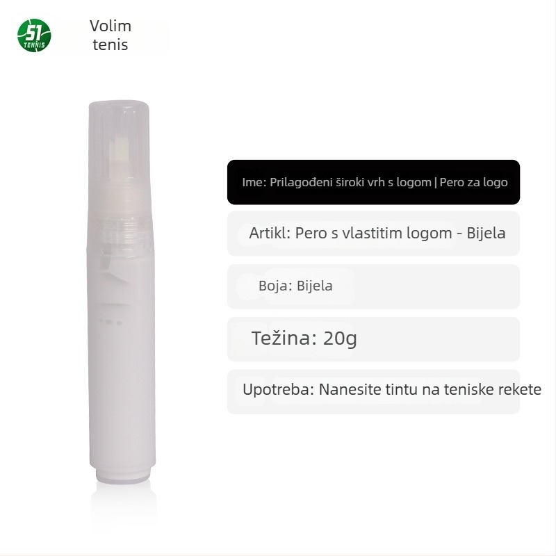 Daska za logotip teniske rakete — površinsko označavanje loga za ukrašavanje reketa (Brand: Drugo; Materijal: Drugi; Porijeklo: Drugo; Primjenjivi scenariji: Drugo; Kategorija: Tenis)