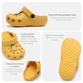 Dječje EVA sandale - unisex, EVA gornji dio, za uzrast 7-12 godina, ljeto 2025, svakodnevni casual stil