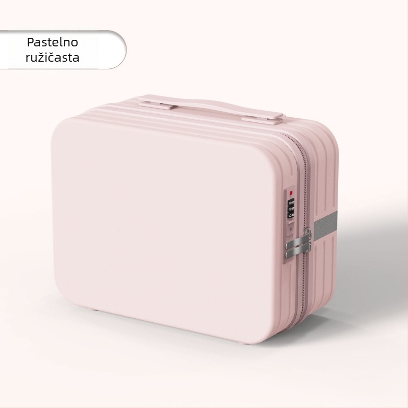 Kozmetička torbica s zatvaračem, PP materijal, univerzalni kotači, 1,8 kg, suho-mokro odjeljak