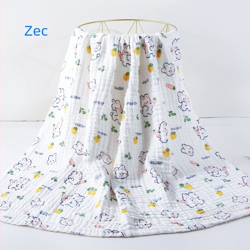 Dječji ručnik za kupanje od čiste pamuka, 6-slojni pokrivač za novorođenčad, ručnik za kupanje s uzorkom životinja