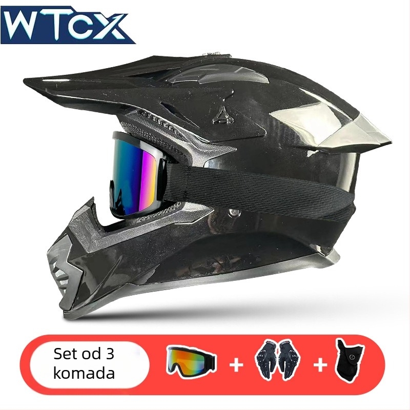 Off-road kaciga za motocikle | ABS materijal | DOT certifikacija | Za sve sezone | Za motocikle