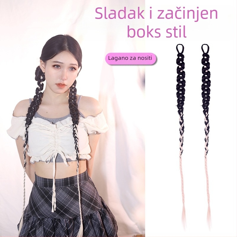 Perika s repom – žica visoke temperature, dugi pleteni stil, bez zagrijavanja boje, Filigree dance
