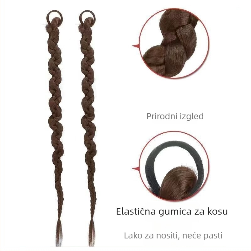 Perika s repom – žica visoke temperature, dugi pleteni stil, bez zagrijavanja boje, Filigree dance