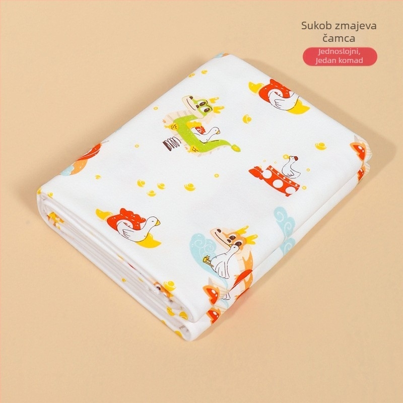 Zavijajuća deka od čiste pamuka, proljeće–jesen, za novorođenče, težina do 1 jin, prilagodljiva