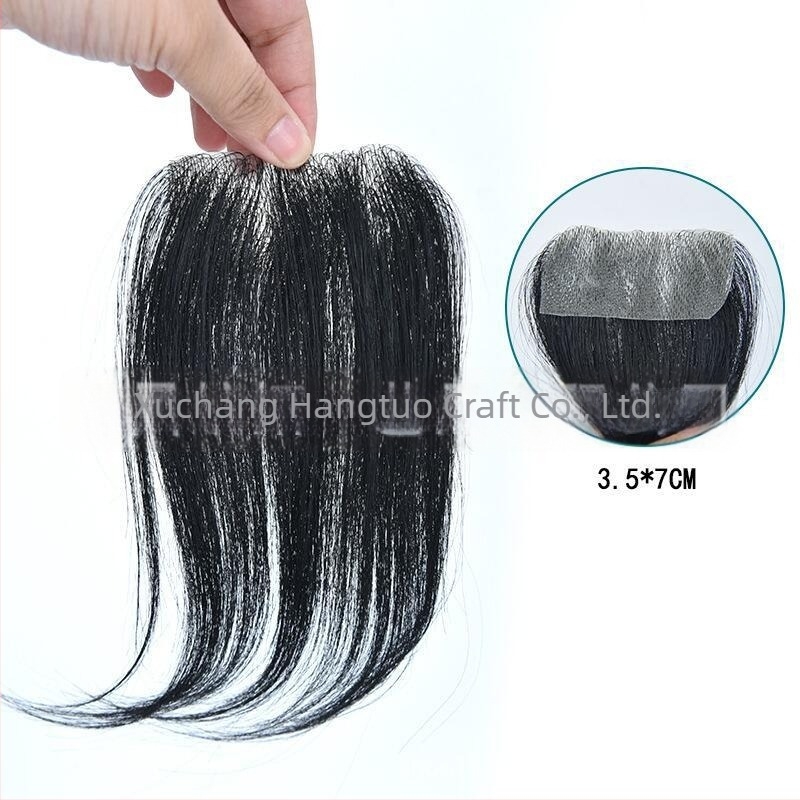 Biološki flaster za ožiljke na vlasištu – ljudska kosa, ručna izrada, može se bojiti