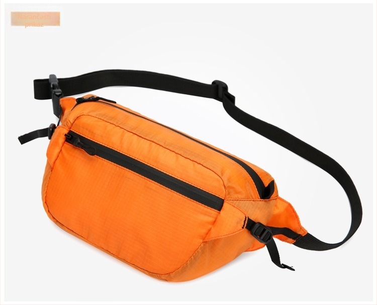 Muška torbica oko pojasa, sklopiva za planinarenje, najlon, vodootporna, ultra lagana, protiv krađe, proširiva
