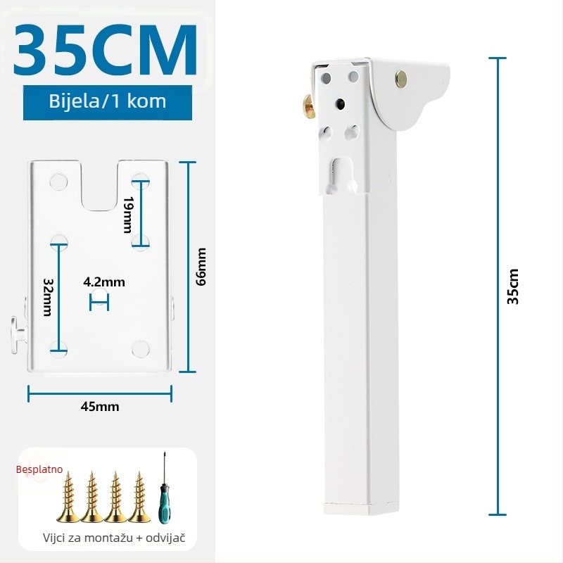 Sklopive metalne noge stola – moderan jednostavan dizajn, pogodne za uredske stolove, krevete i kamp stolove