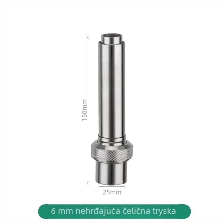 Suhi fontan za vrt od mjedi i nehrđajućeg čelika, Jade stup, za vodeni krajolik i ribnjak, mlaz s jednim otvorom