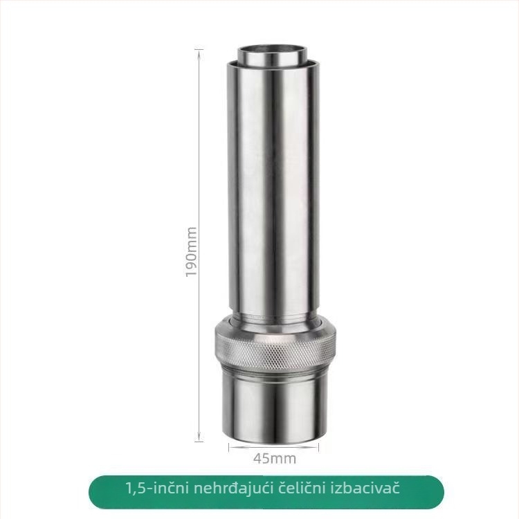 Suhi fontan za vrt od mjedi i nehrđajućeg čelika, Jade stup, za vodeni krajolik i ribnjak, mlaz s jednim otvorom