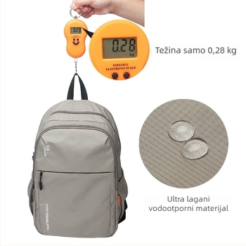 Ruksak za notebook od Oxford platna | Ultra lagan, vodootporan, s džepom za laptop i džepovima za telefon/ID (Oxford platno; džep za laptop; džepovi za telefon/ID; težina 280 g)