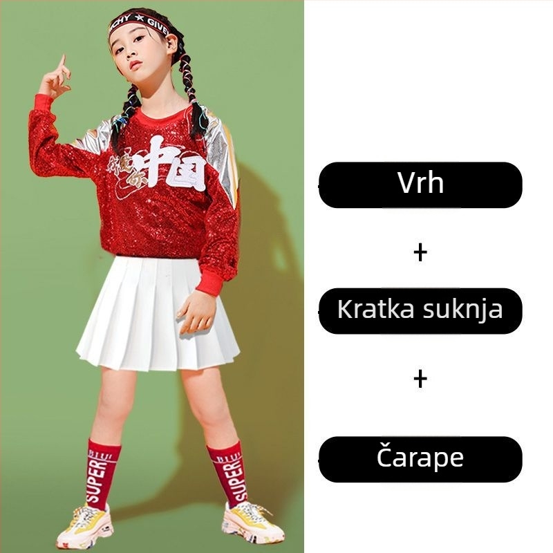 Unisex dječji kostim za ulični ples – Plain Cloth materijal, proljeće 2025 izdanje, oznaka na vratu, marka Lixian Strength Factory