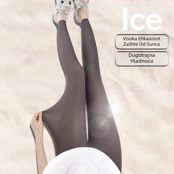 Leggings od najlona i elastana, ultra-tanke, visok pas, prozračne, joga hlaće