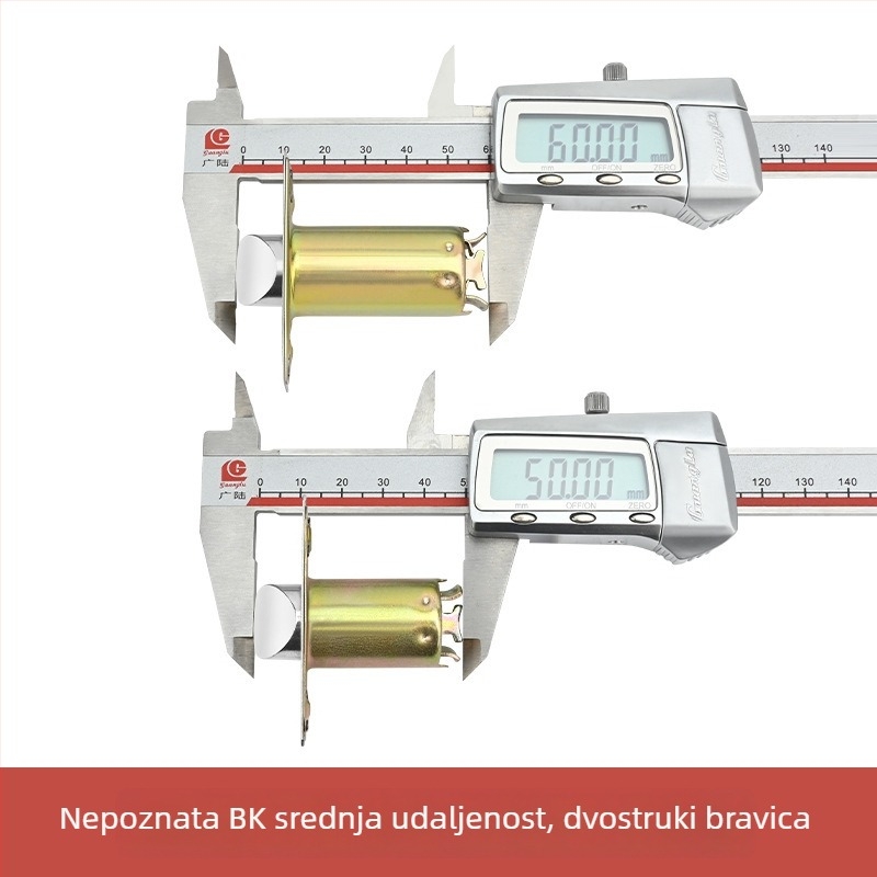 Kuglasti brava za vrata – jezgra brave, cinkov legura, plosni jezic, kućni univerzalni tip