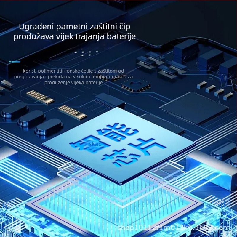 Pametni zaključak s otiskom prsta i prepoznavanjem lica, 5000mAh Li-ion baterija, model ZNS-09B, Huabaotong