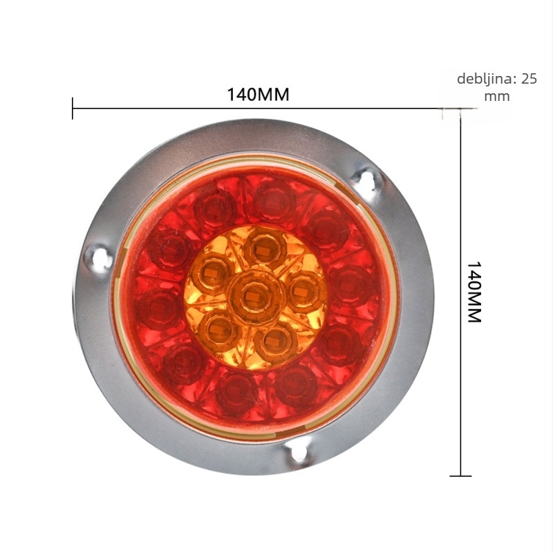LED stražnja svjetiljka za kamione, 12-24V, 10W, 1000 lm, Cimc single light
