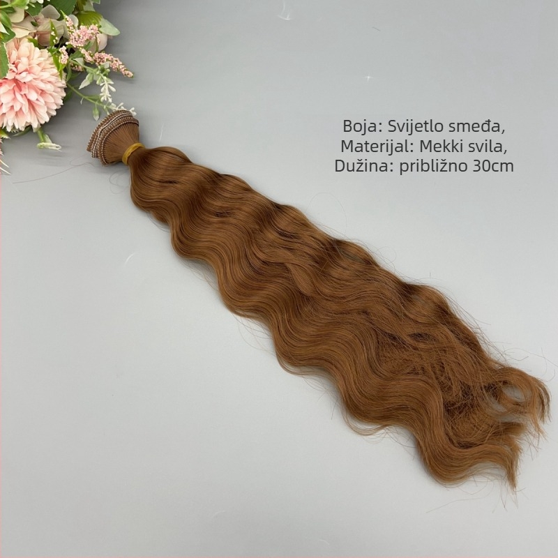 Dijelić kose za pamučne lutke, volumen, mekana svila, mehanička obrada, model FL 525, Quinn