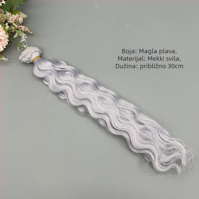 Dijelić kose za pamučne lutke, volumen, mekana svila, mehanička obrada, model FL 525, Quinn