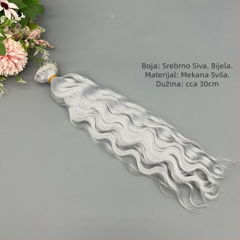 Dijelić kose za pamučne lutke, volumen, mekana svila, mehanička obrada, model FL 525, Quinn