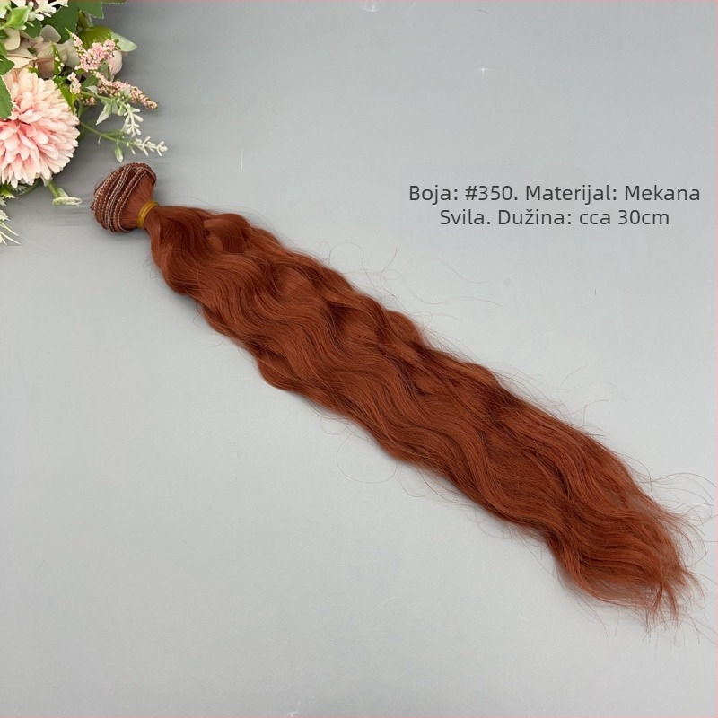 Dijelić kose za pamučne lutke, volumen, mekana svila, mehanička obrada, model FL 525, Quinn