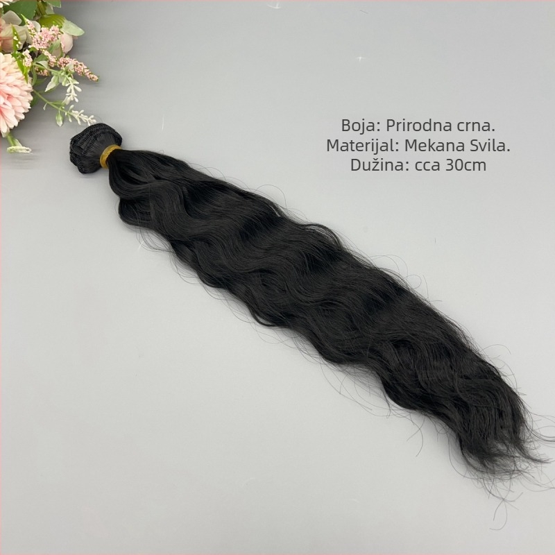 Dijelić kose za pamučne lutke, volumen, mekana svila, mehanička obrada, model FL 525, Quinn