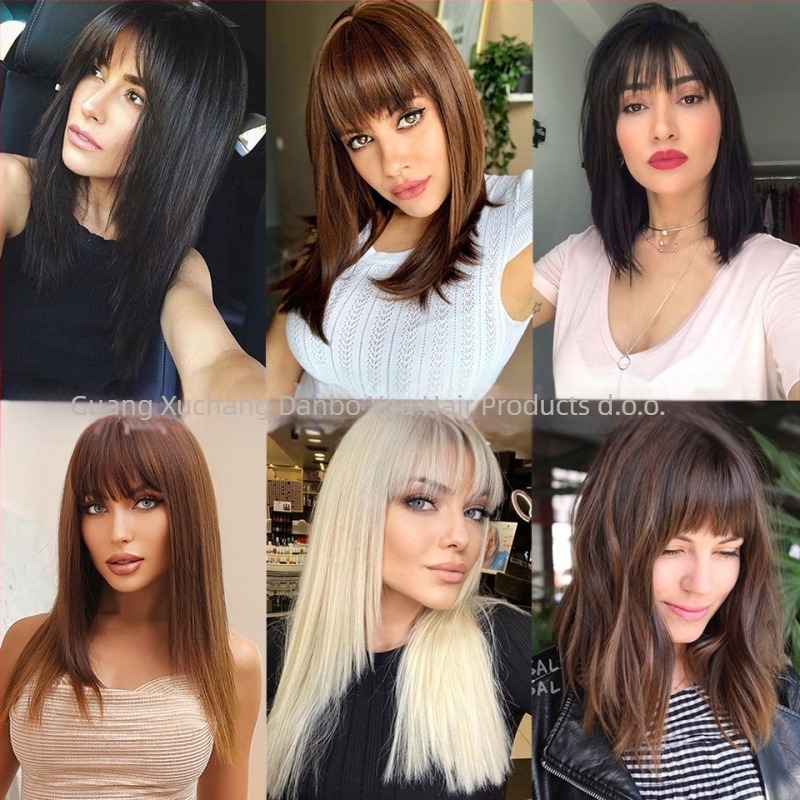 Perika za povećanje volumena i promjenu frizure, 3D zračne fringe, model TD02/BF02, materijal: žica otporna na visoku temperaturu, tip fringe: Qi fringe