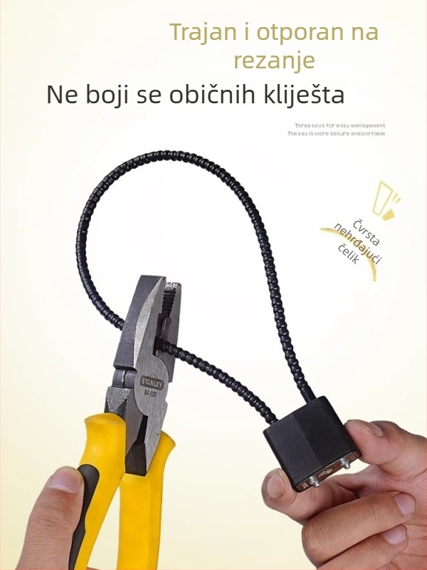 Zaključavanje prednje košare električnog bicikla sa zaključavanjem za kacigu — protiv krađe, Kepu, unisex