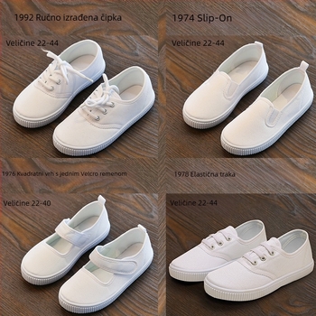 Dječje tenisice s gornjim dijelom od denima, plastična potplat, za uzrast 1–3 godine