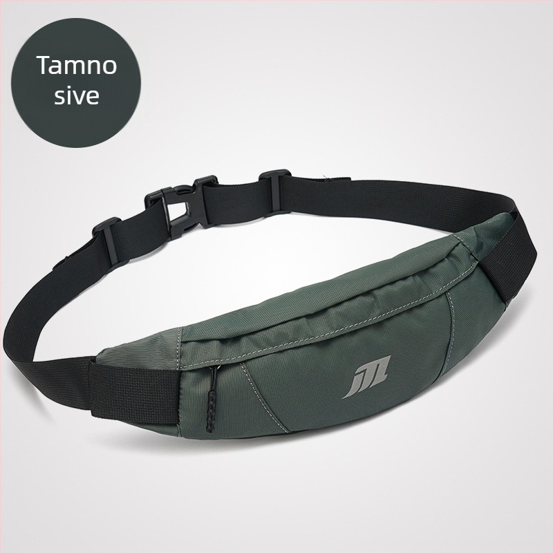 Vanjska crossbody torba za pojas s džepom za telefon, vodootporna, ultra lagana, otporna na habanje, noću reflektirajuća, Oxford materijal