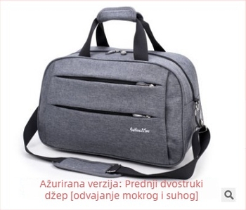 Putna torba od Oxford platna, kapacitet 36–55L, otvor na zip, teleskopska ručka, jedna naramenica, unutarnji džepovi za prijenosno računalo i kameru