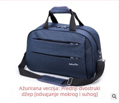 Putna torba od Oxford platna, kapacitet 36–55L, otvor na zip, teleskopska ručka, jedna naramenica, unutarnji džepovi za prijenosno računalo i kameru