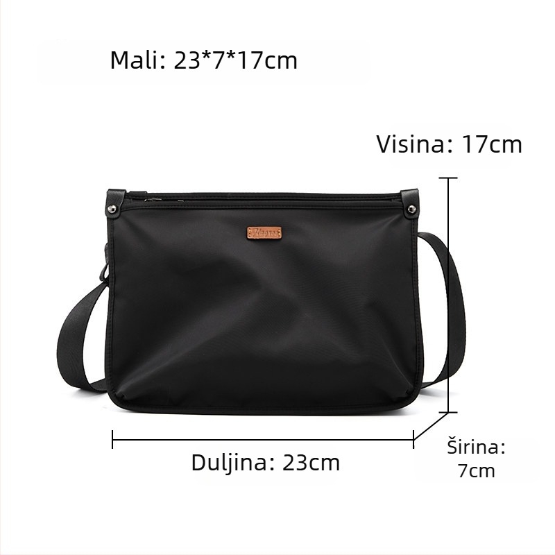 Muška torba preko ramena od 608 najlonske tkanine, casual stil, zima 2024, pogodna za rekreacijsko putovanje