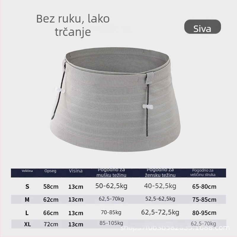 Sportska torbica za kaiš za vanjsku upotrebu – najlon, prozračna, ultralagana, otporna na habanje i udarce, proširiva, unisex