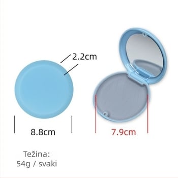 Zongrui magnetska kutija za pohranu zuba za ortodontske aparate, otporna na prašinu, 54 g, paket od 100 komada