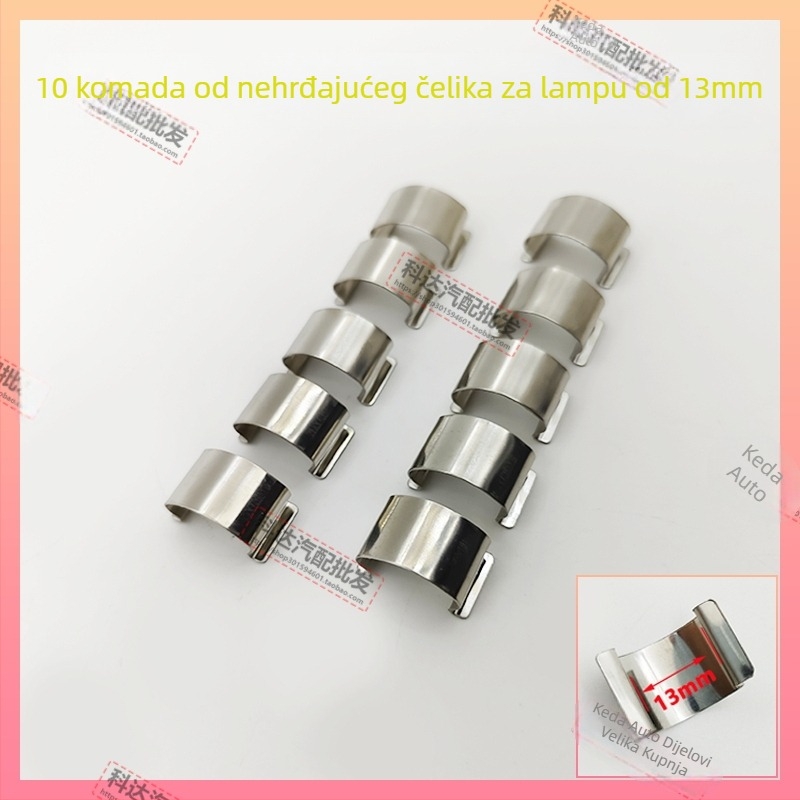 Klip za svjetlo prednjeg sklopa: Model Stainless Steel Lamp Card; Materijal Plastika; Broj dijela HYkruqrwtwsqlr; Kompatibilan s drugim tipovima vozila; Usklađeno s tvorničkim originalom
