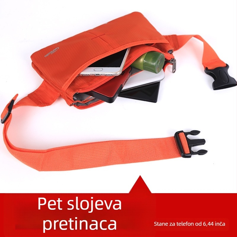 Najlonski sportski pojas za struk, zaštita od krađe, Genesis