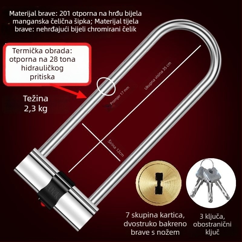 Brava za električno vozilo, HP tip, bakar, američki stil