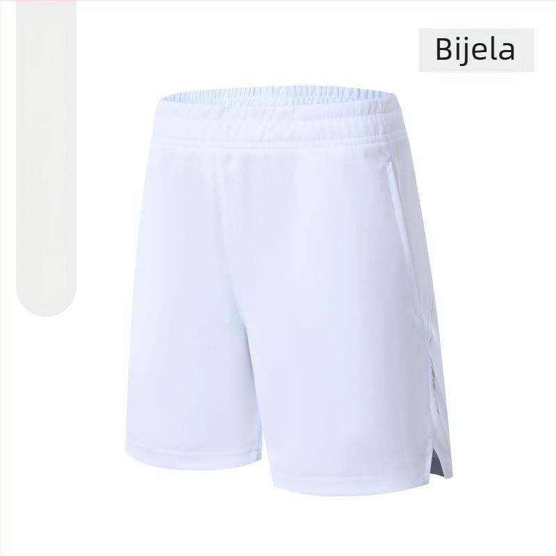 Sportske kratke hlače, široki kroj, 100% poliester, tkanina od kemijskih vlakana, ljeto